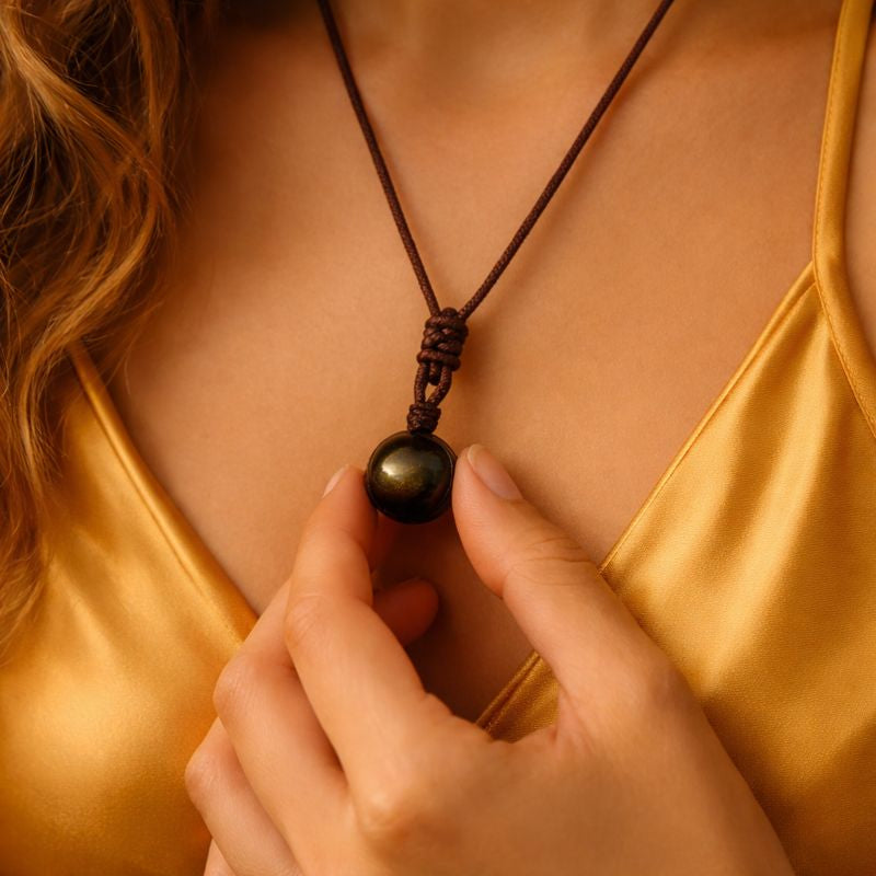 Kaela Obsidian Pendant