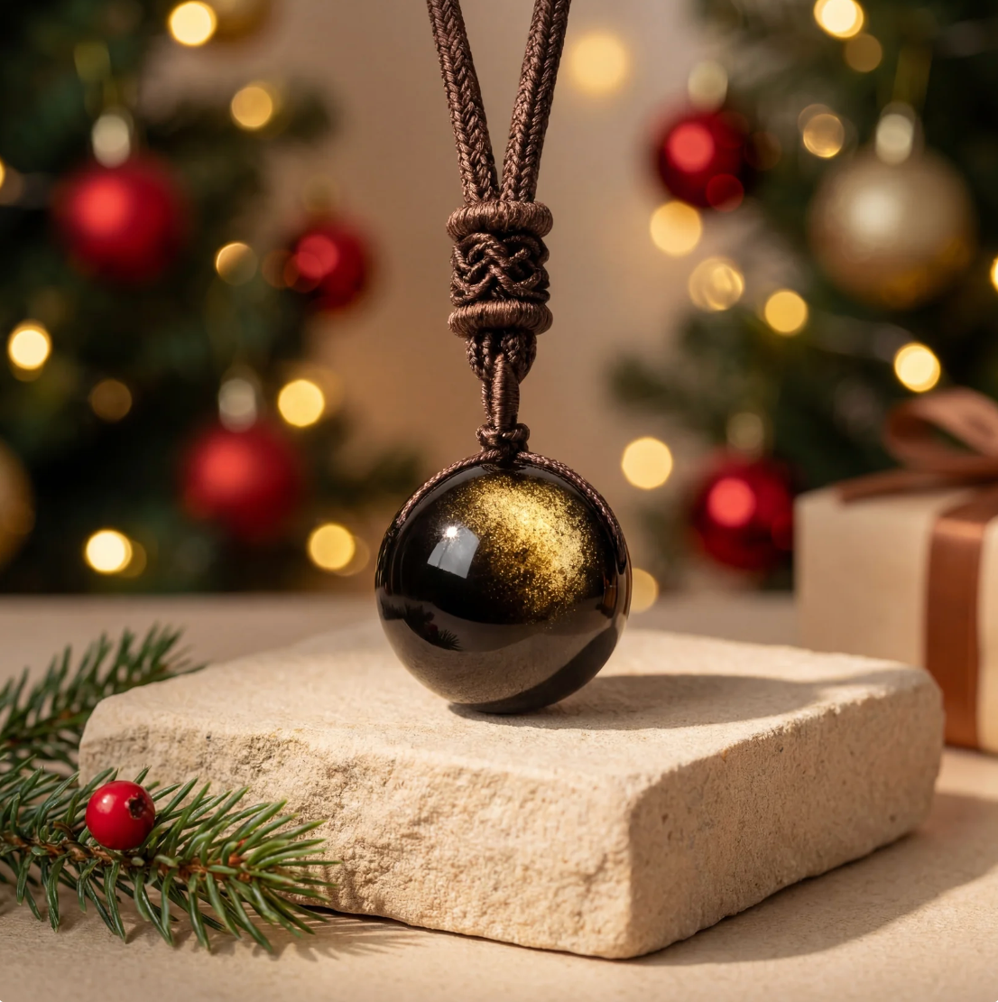 Kaela Obsidian Pendant